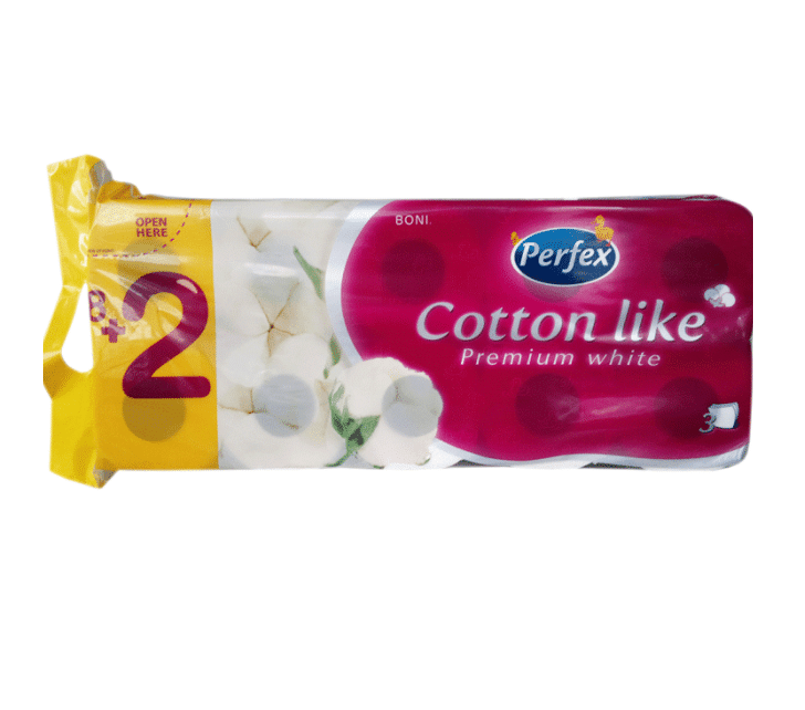 Perfex Cotton Like Comfort Line toaletný papier 3vr. 10ks