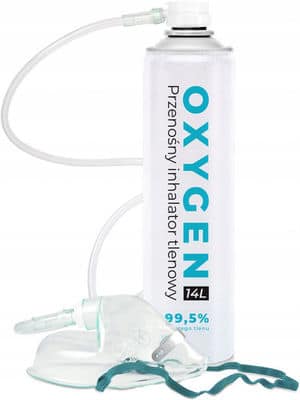Oxygen Prenosná kyslíková fľaša Oxygen 99,5% 14 l