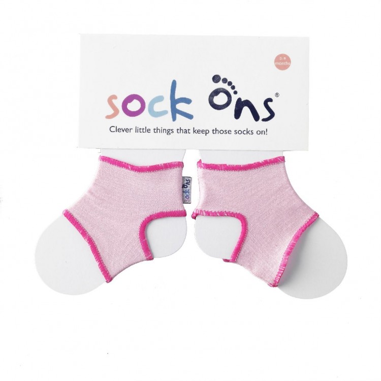 SOCK-ONS Baby Pink - Veľkosť 0-6m
