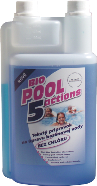 Beneo BioPool 5 tekutý prípravok na úpravu bazénovej vody BEZ CHLÓRU
