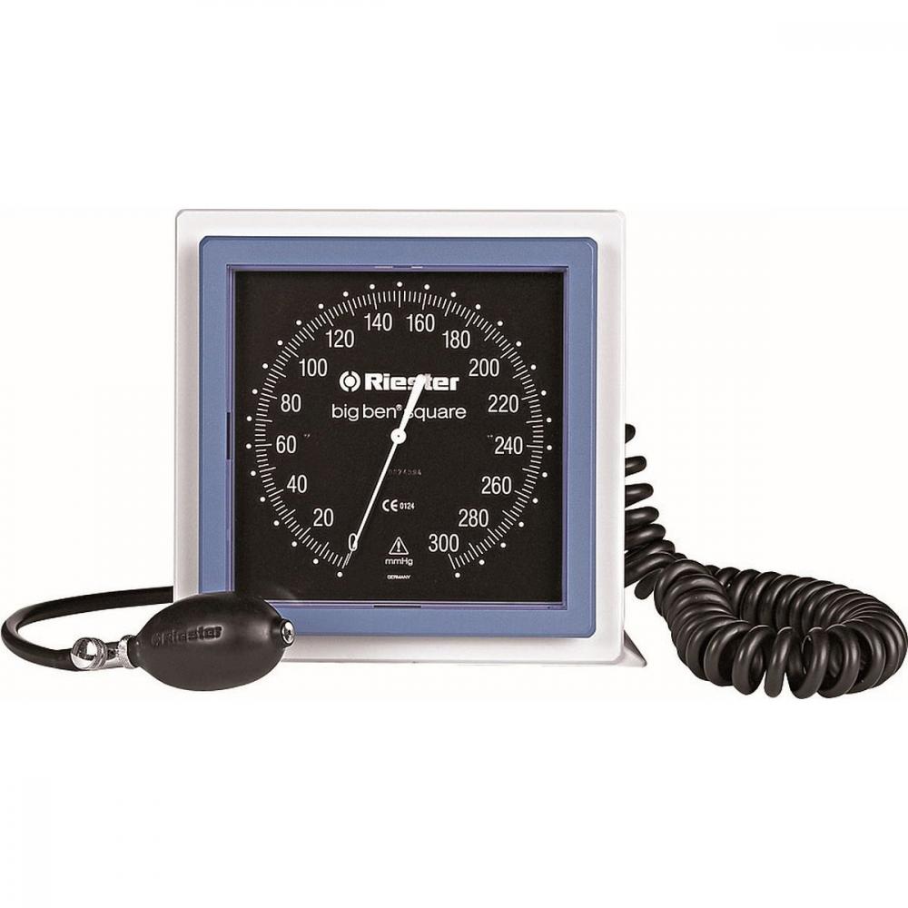 NOVAMA RIESTER BIG BEN 1454, Lekársky hodinkový tlakomer s veľkým číselníkom, štvorcový