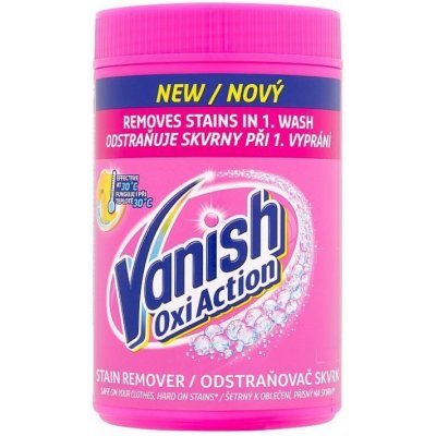 Vanish Oxi Action Pink prášok na škvrny 1kg