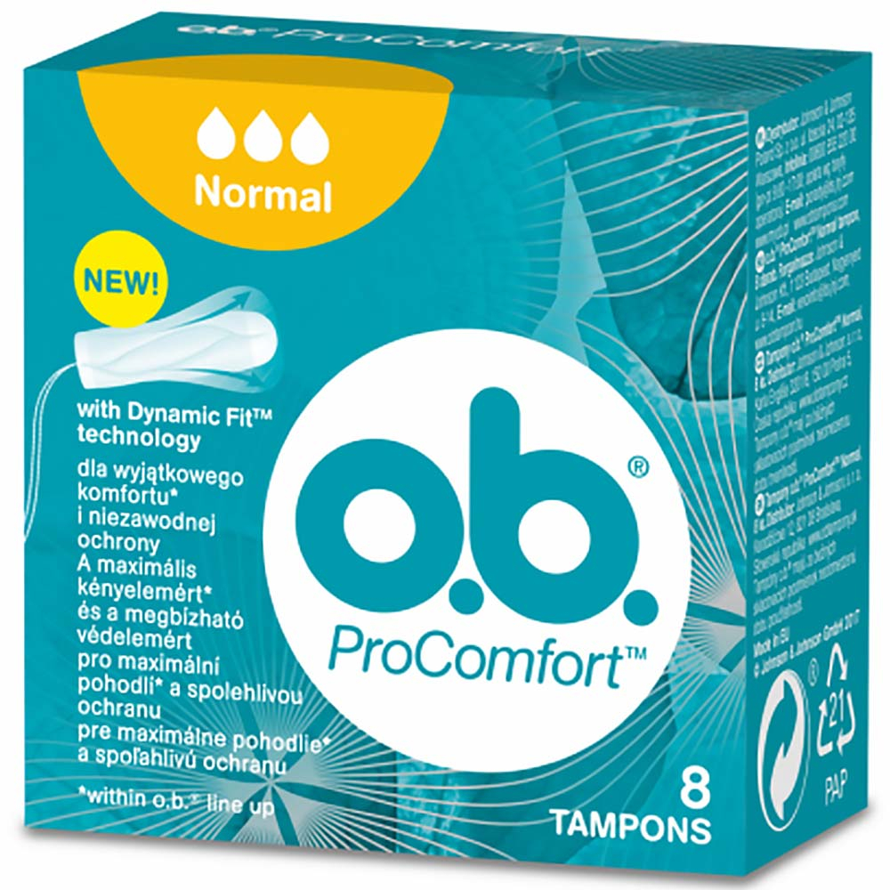 O.B. ProComfort Normal tampon 8 ks