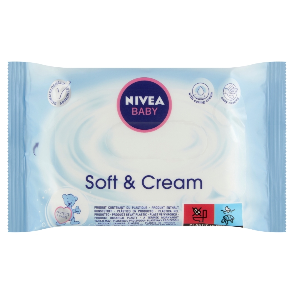 NIVEA NIVEA Baby Soft & Cream Obrúsky, 20 ks