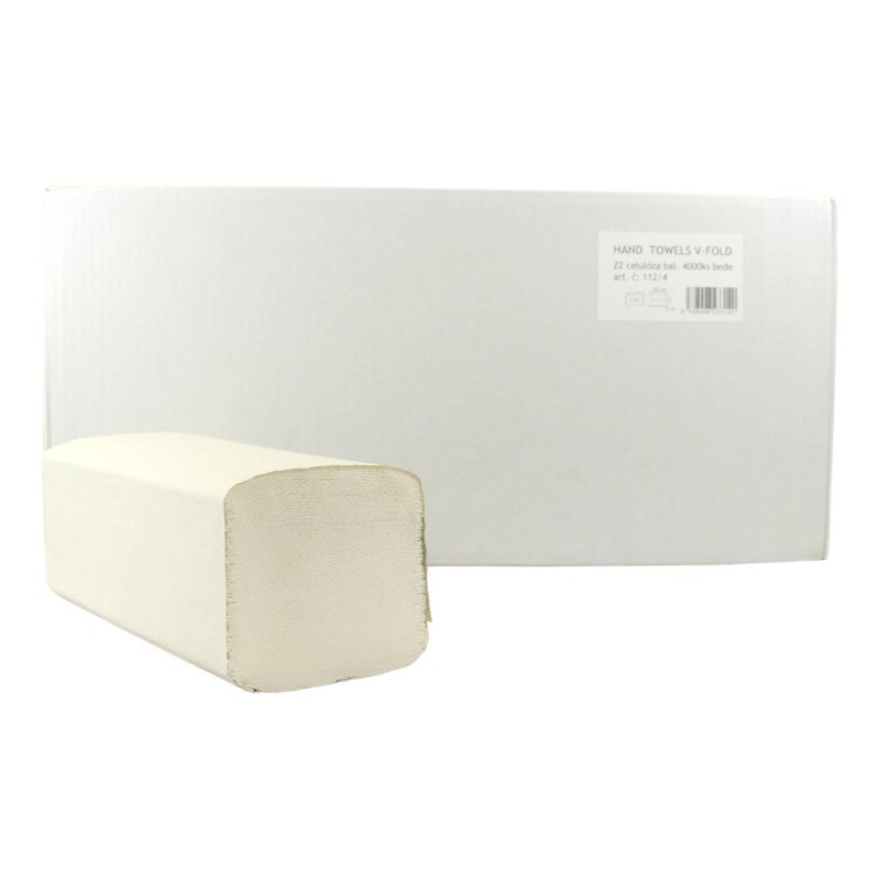 E-shop ZZ skladané papierové utierky 25x20 CM 2vr.100 %celulóza(4000ks)
