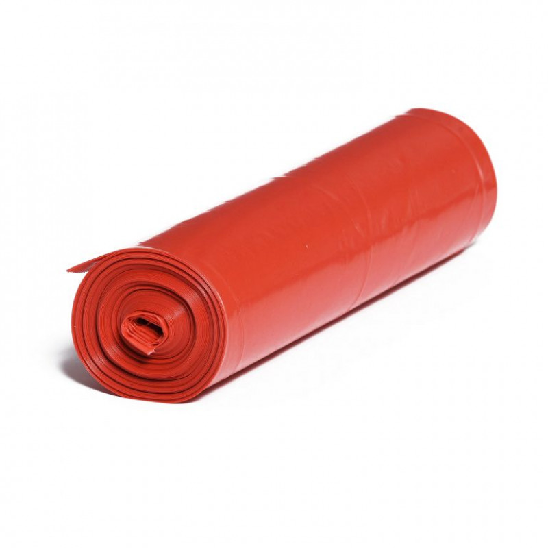 E-shop LDPE vrecia červené 1000x1200mm/50mic 240L 25 ks