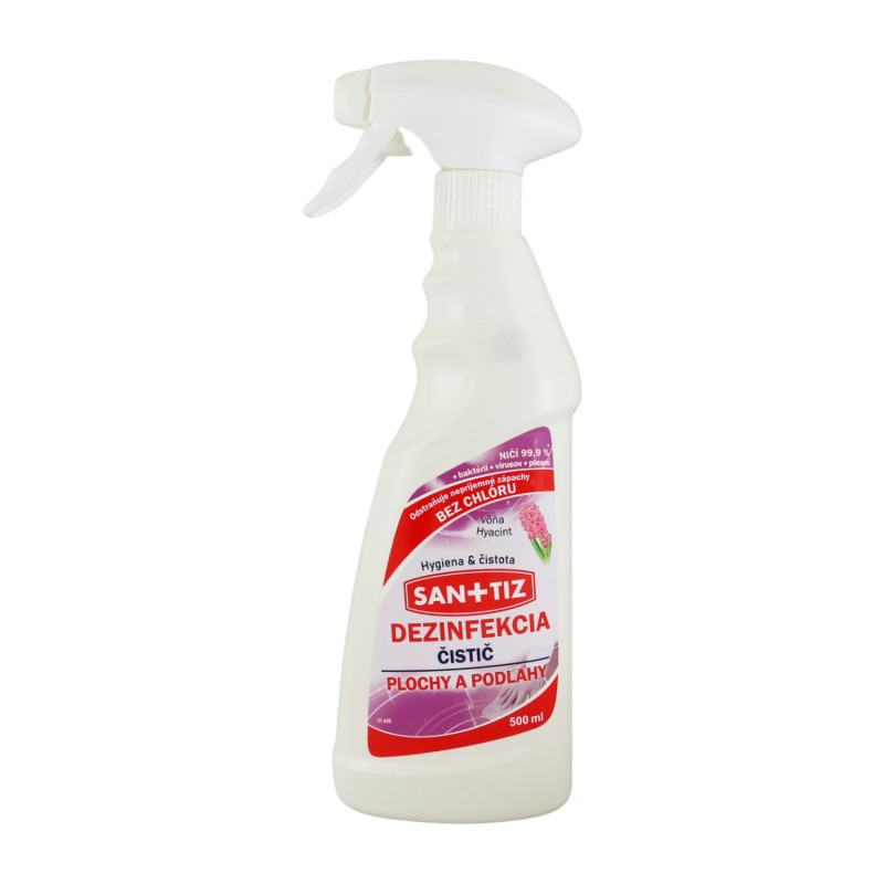 E-shop SANITIZ čistiaci dezinfekčný prostriedok na plochy a podlahy 500ml