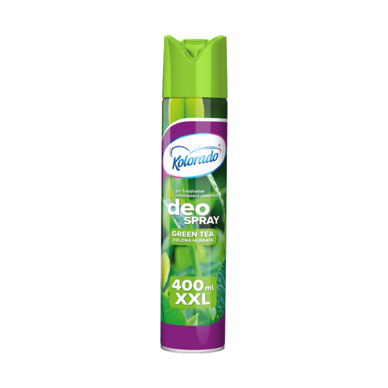 E-shop Osviežovač vzduchu XXL Kolorado Deo spray ZELENÝ ČAJ 400ml