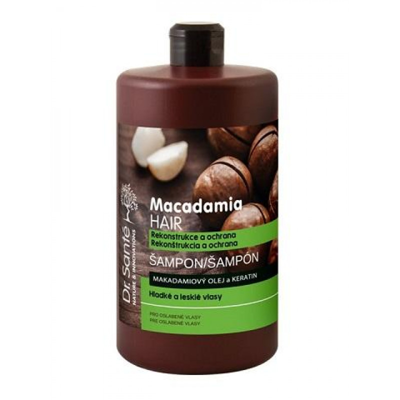 Dr. Santé Macadamia šampón na vlasy s výťažkom makadamiového oleja 1l