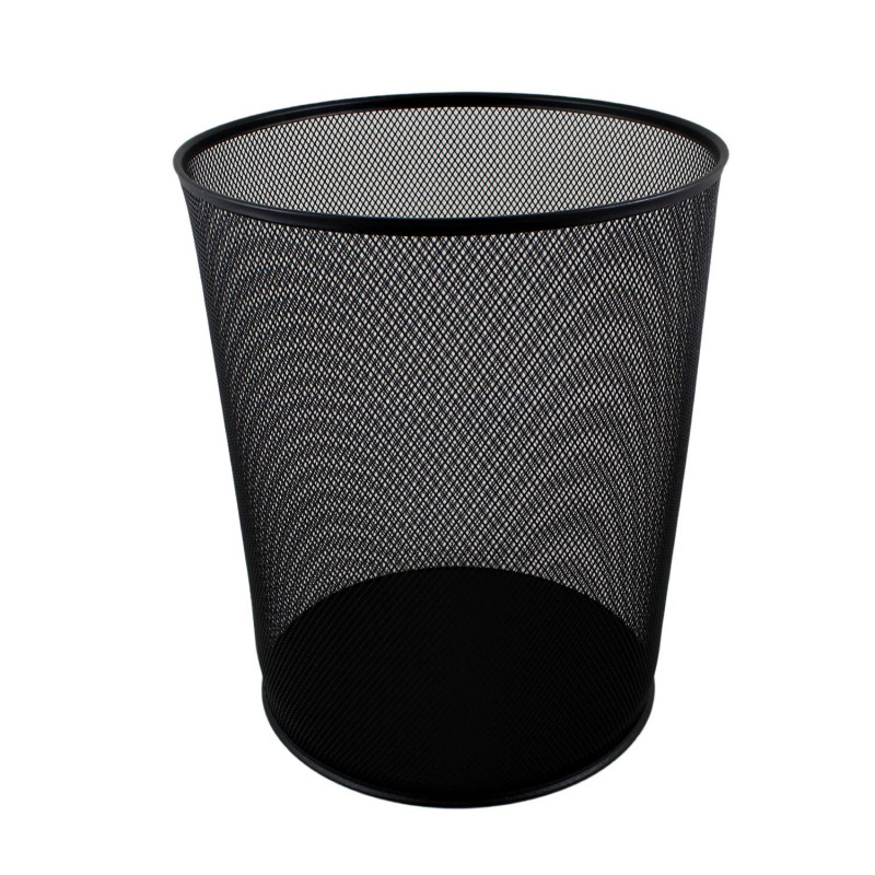 E-shop Odpadkový kôš drôtený - čierny 12L