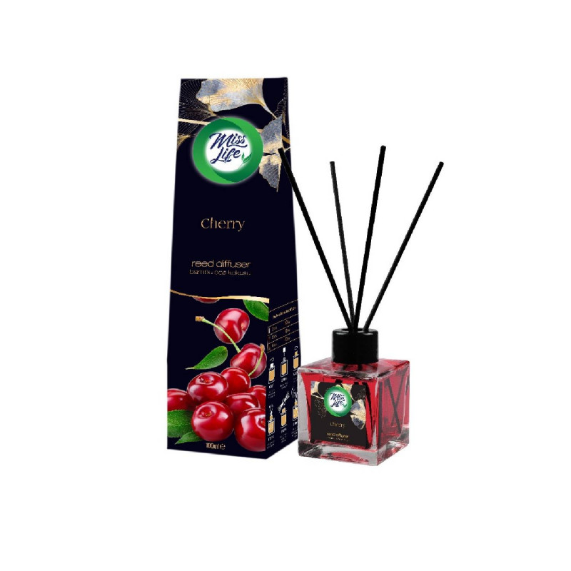 E-shop Miss Life Bamboo stick osviežovač 100ml Cherry