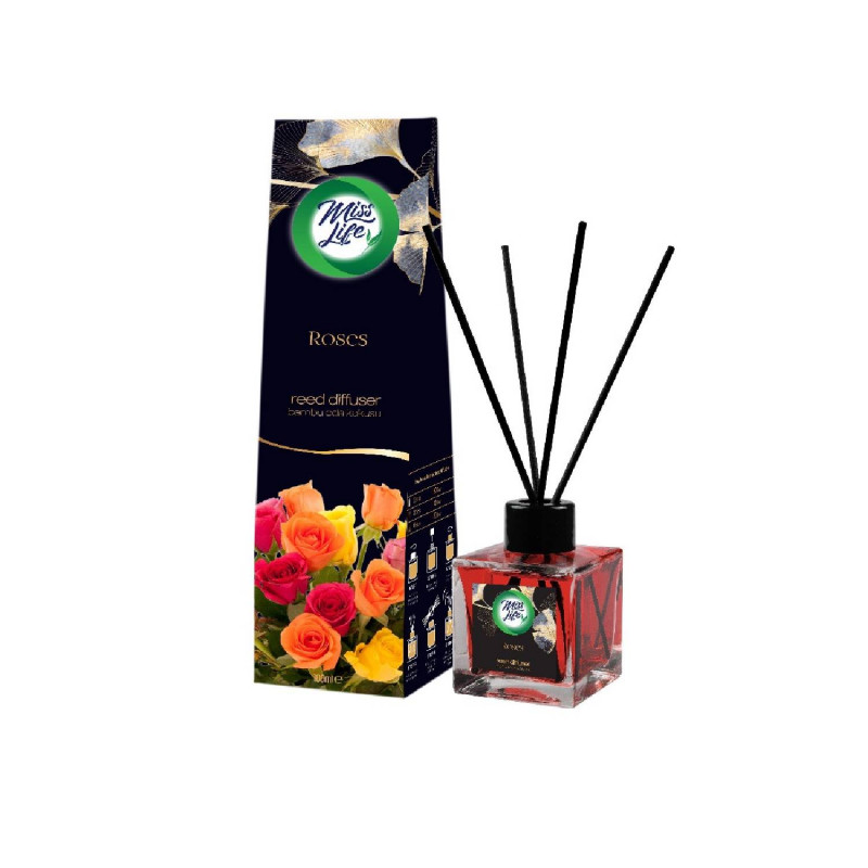 E-shop Miss Life Bamboo stick osviežovač 100ml Rose