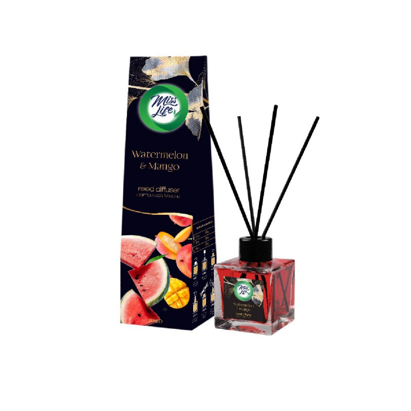 E-shop Miss Life Bamboo stick osviežovač 100ml Watermelon a Mango