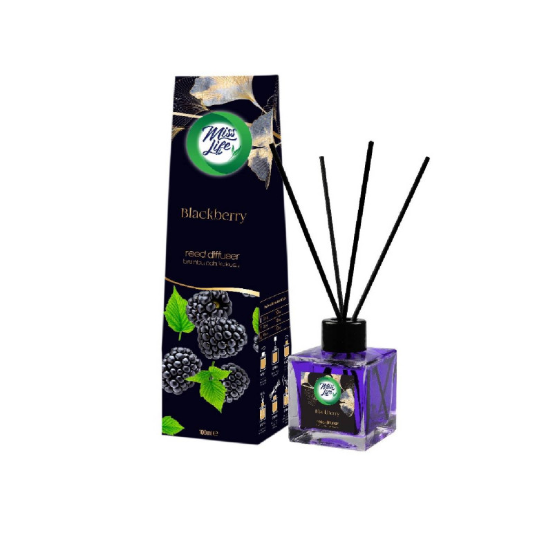 E-shop Miss Life Bamboo stick osviežovač 100ml Blackberry