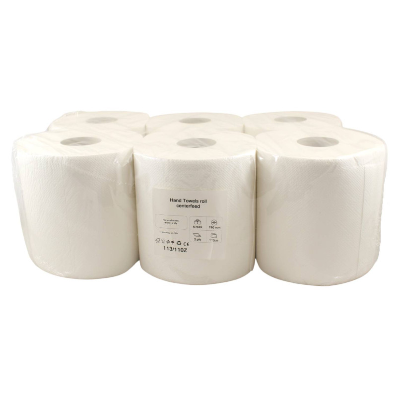 E-shop Papierové utierky MAXI Ø 19 CM, 110 M (6ks) Centerfeed