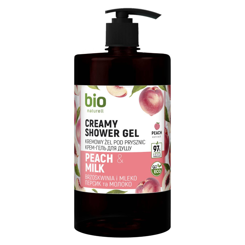E-shop BIO naturell sprchový gél PEACH  MILK 946ml