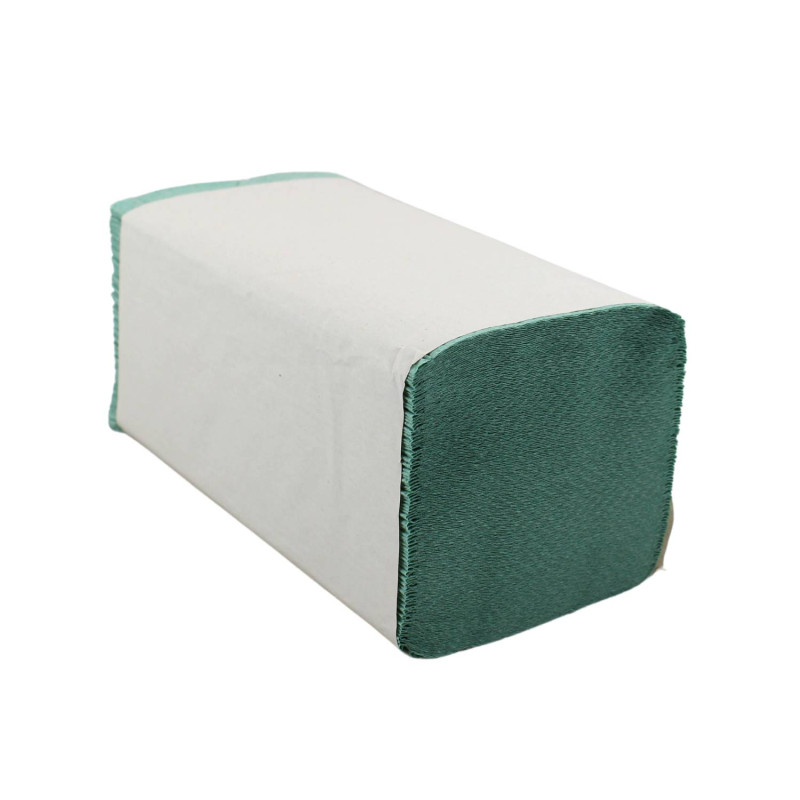 E-shop Papierové utierky ZZ zelené (4000ks) 1-vrst. 20x21cm