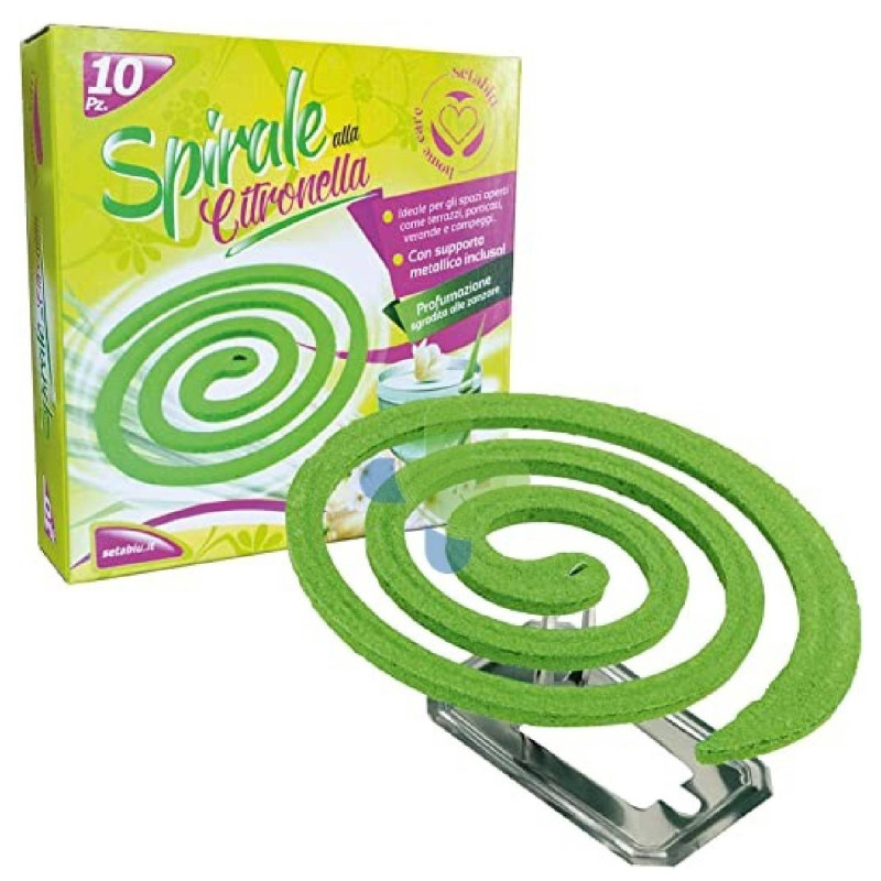 E-shop Citronella - repelentné špirály 10ks + stojan