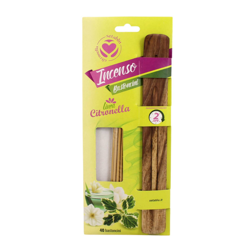 E-shop Citronella - repelentné vonné tyčinky 40ks + stojan