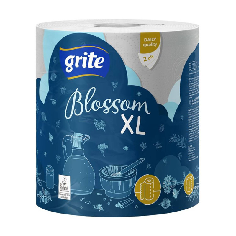 E-shop Papierová kuchynská utierka Grite Blossom XL, 100% celulóza 2 vrst. 1ks