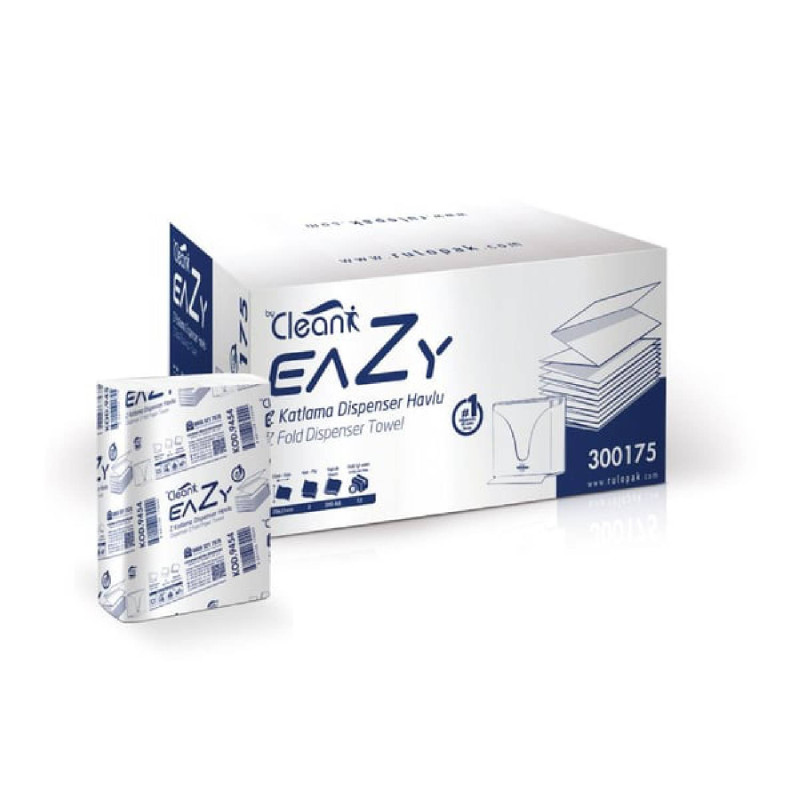 E-shop ZZ skladané papierové utierky EAZY100%cell. 2vr.(2400ks)