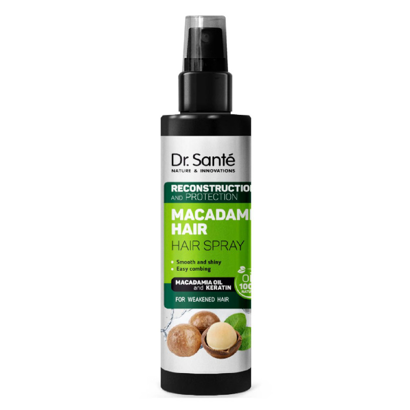 E-shop Dr. Santé Macadamia sprej na vlasy s výťažkom makadamiového oleja 150 ml