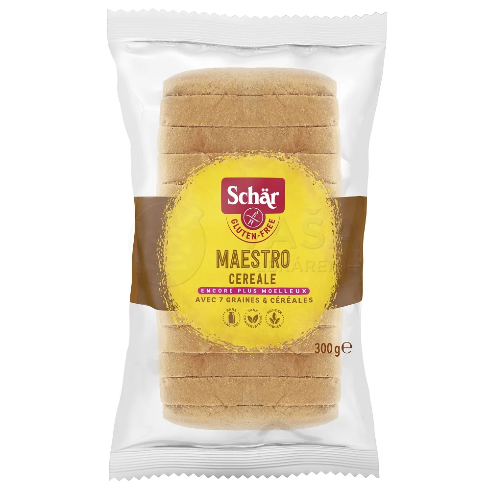 E-shop Schär maestro cereale chlieb bezgluténový viaczrnný krájaný 300 g