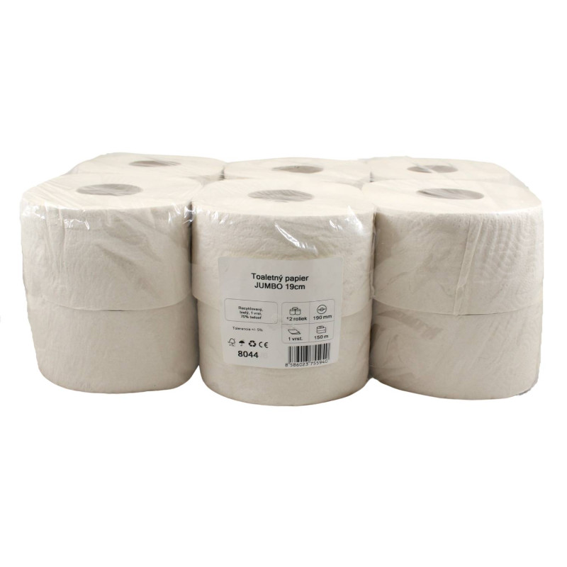 E-shop Toaletný papier JUMBO Ø 19 CM, 150 M 1-vrst.(12 ks)