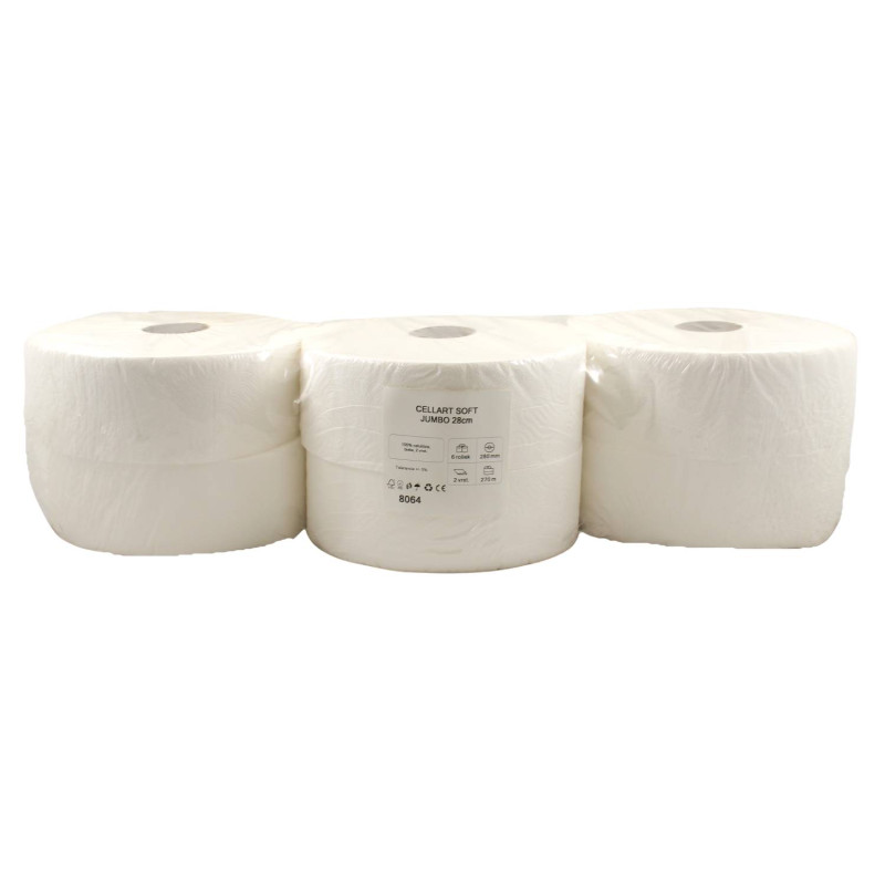 E-shop Toaletný papier CELLART SOFT JUMBO Ø 28cm, 270m 2vrst. 6ks