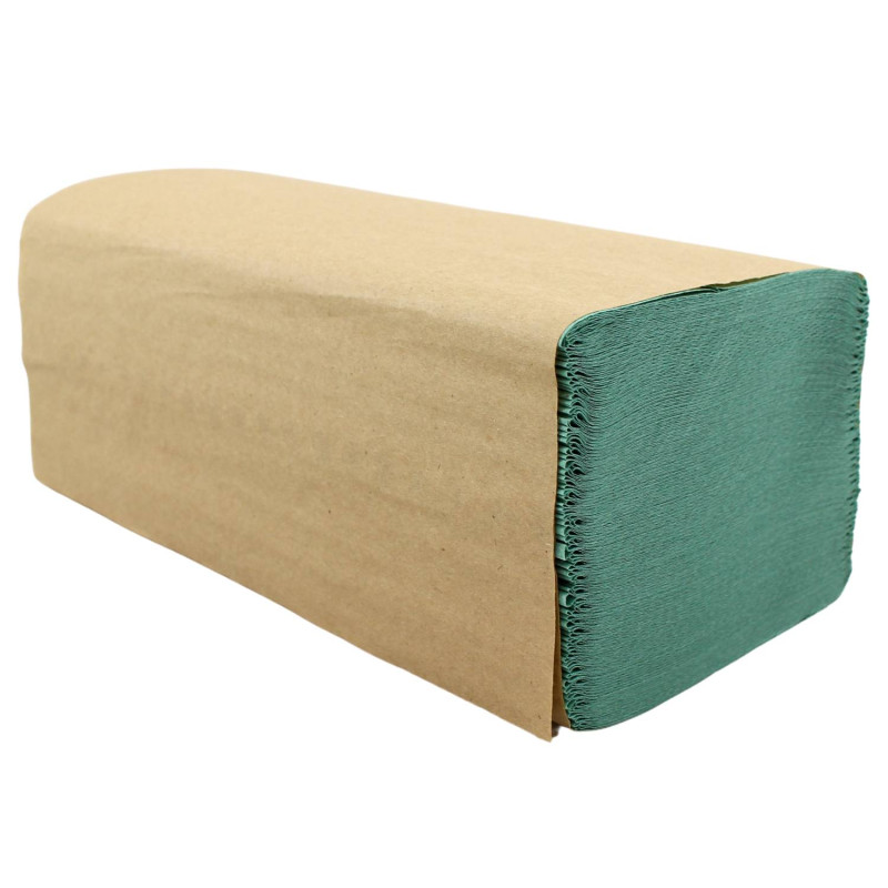 E-shop Papierové utierky ZZ zelené 25x23cm,HRUBŠIE 36g/m2 (5000ks)