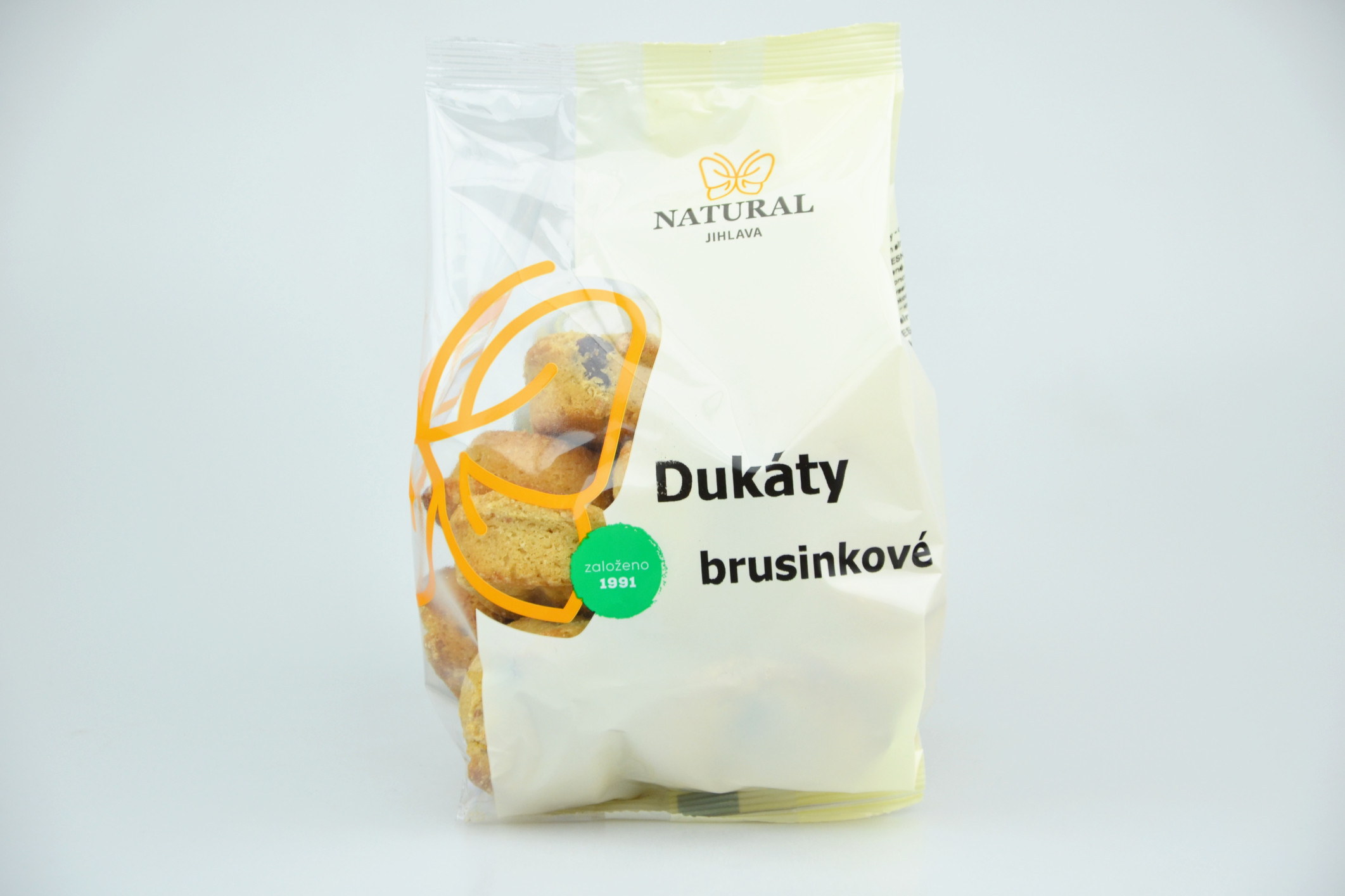 E-shop Natural Jihlava dukáty brusnicové 200g