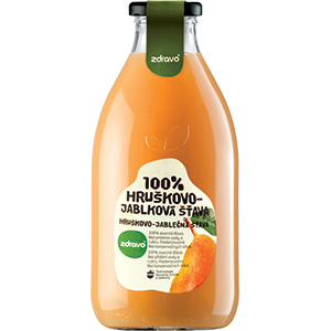 E-shop Zdravo 100% hruška a jablko 0,75 l