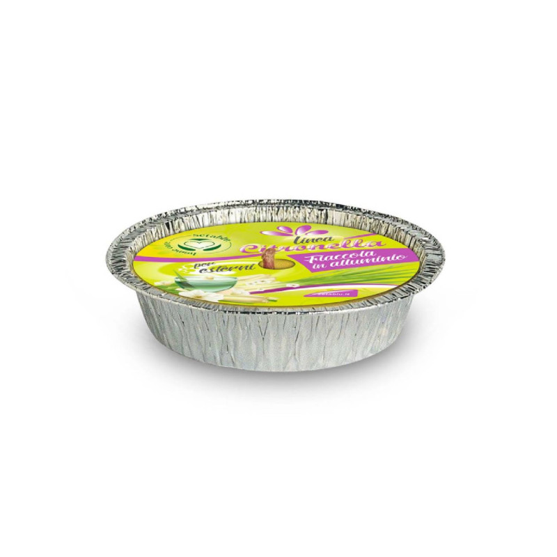 E-shop Citronella - repelentná sviečka 80g / aluminium