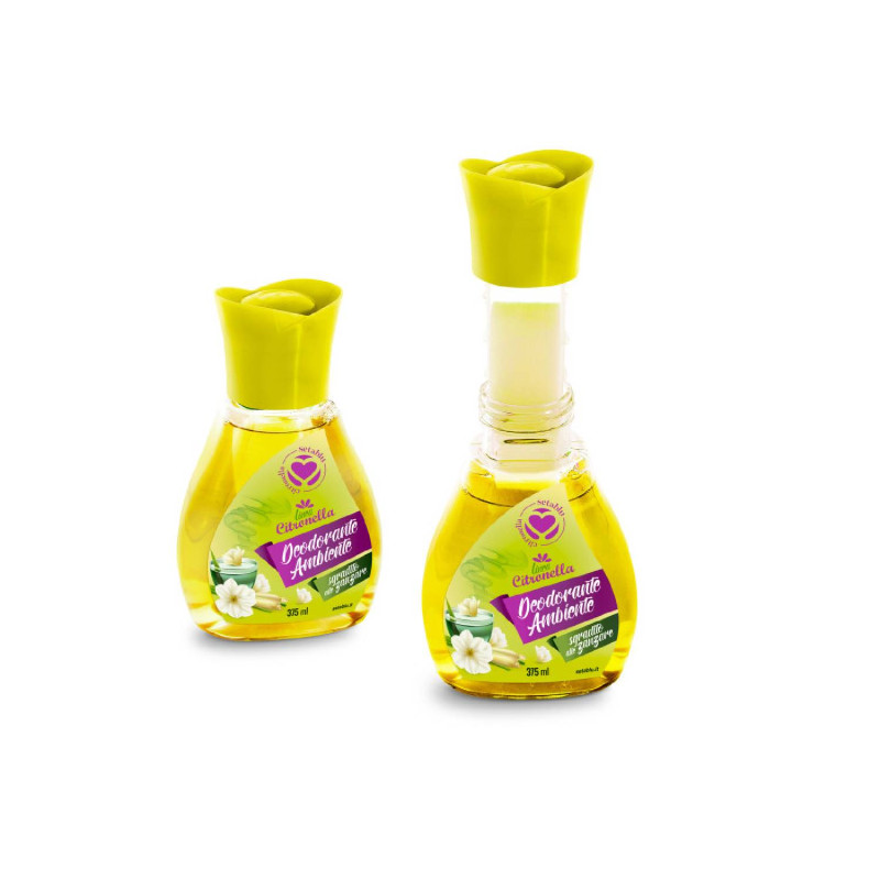 E-shop Citronella - repelentný tekutý osviežovač vzduchu s knotom 375ml