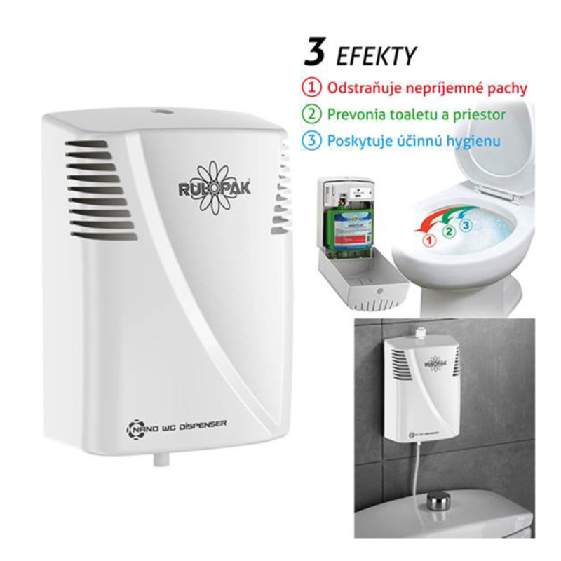 E-shop Nano WC osviežovač BIELY