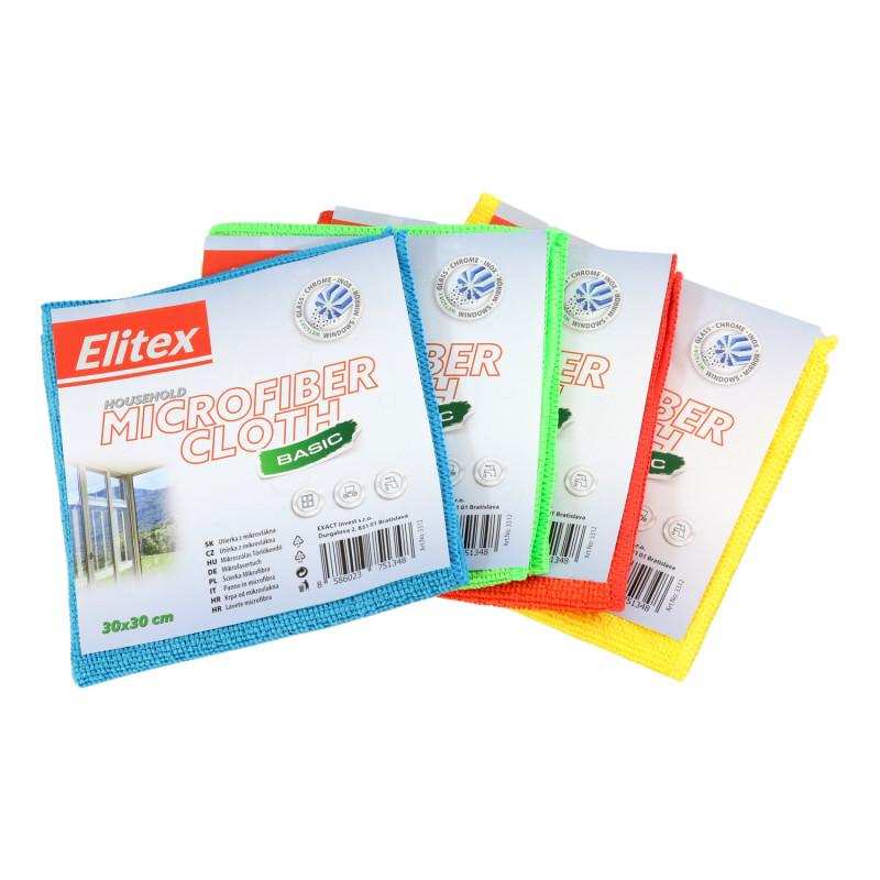 E-shop Utierka z mikrovlákna ELITEX ULTRA mix farieb 1ks, 30 x 30 cm