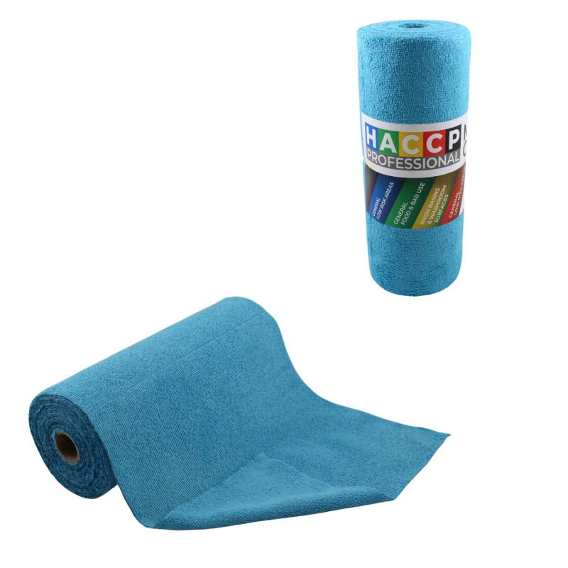 E-shop Utierka ECONOMY ROLL z mikrovlákna v rolke 40 ks 30x30 modrá