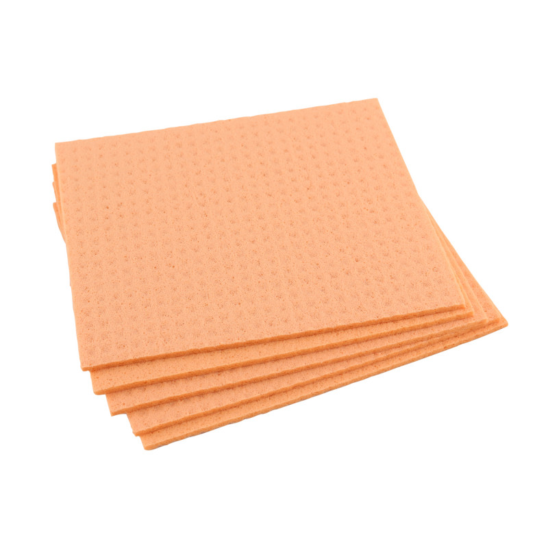 E-shop Špongiová utierka 15,5 x 18 cm oranžová bal.5ks