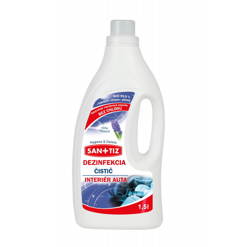 E-shop SANITIZ čistiaci dezinfekčný prostriedok na interiér auta 1,5l
