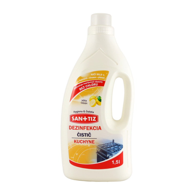 E-shop SANITIZ čistiaci dezinfekčný prostriedok na kuchyne 1,5l