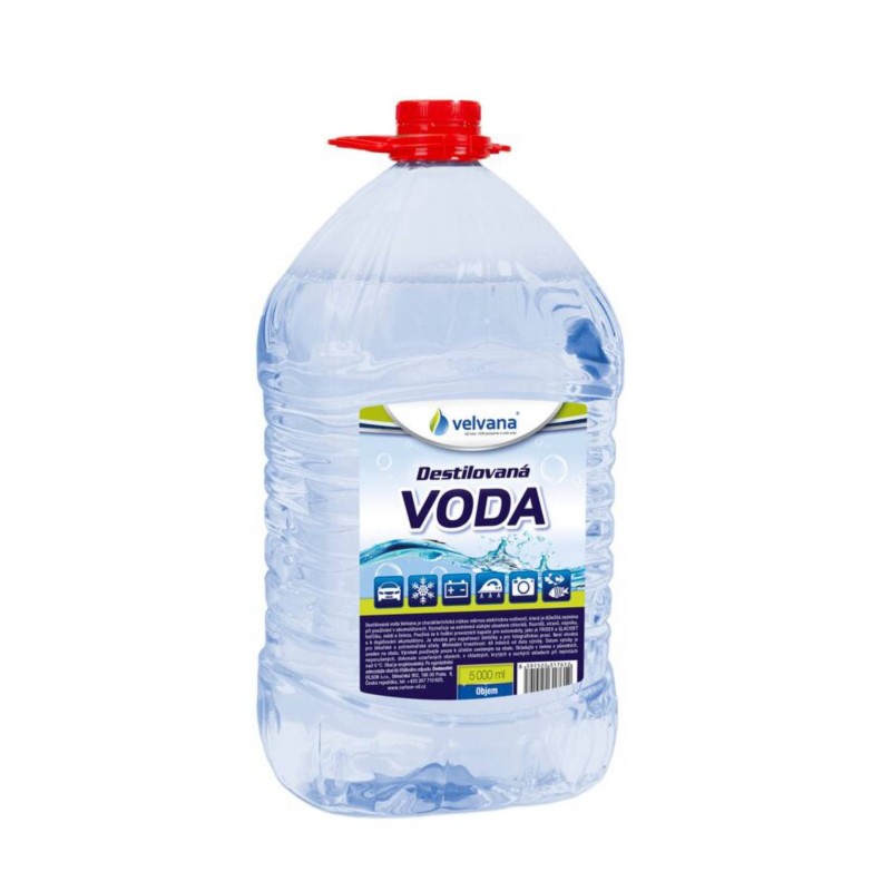 E-shop Destilovaná voda VELVANA 5L