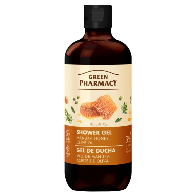 E-shop Green Pharmacy sprchový gél z manuka medu a olivového oleja 500ml