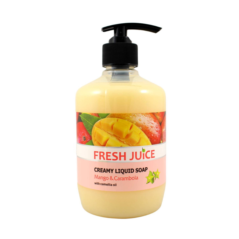 E-shop Fresh Juice krémové mydlo MANGO  CARAMBOLA 460ml
