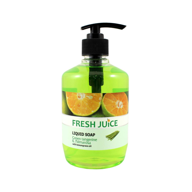 E-shop Fresh Juice tekuté mydlo GREEN TANGERINE PALMAROSA 460ml