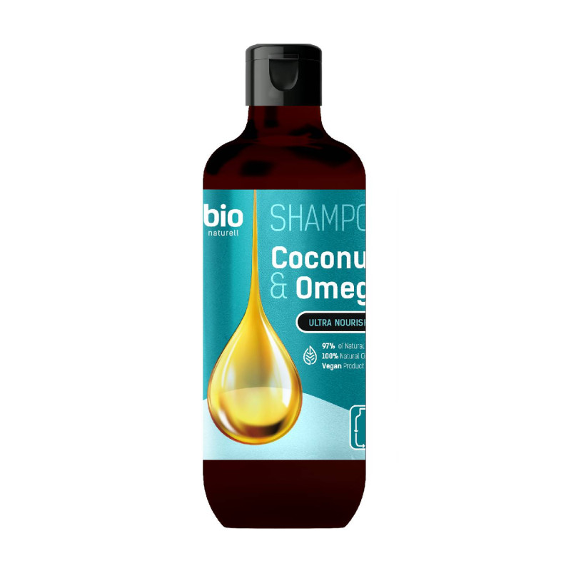 E-shop BIO naturell šampón Coconut Oil  Omega 3 - 355ml