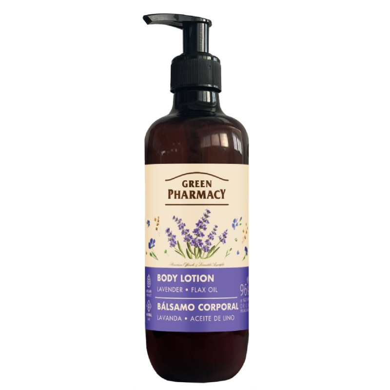 E-shop Green Pharmacy telové mlieko 400 ml - Levanduľa a ľanový olej