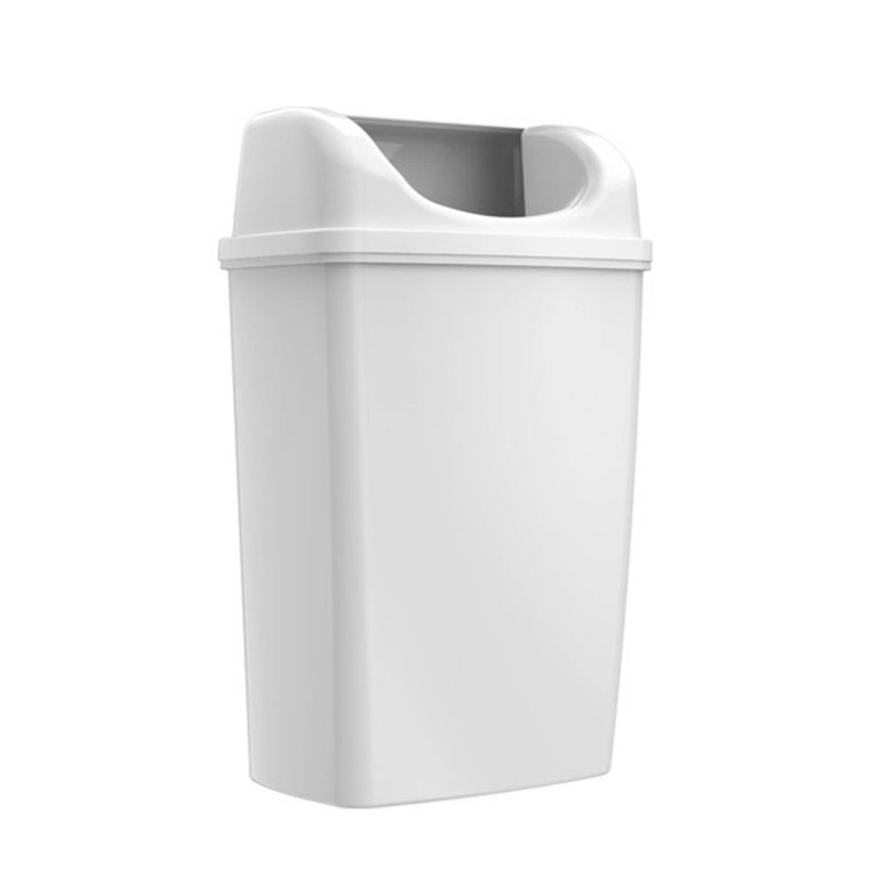 E-shop Nástenný kôš RULOPAK biely 25L