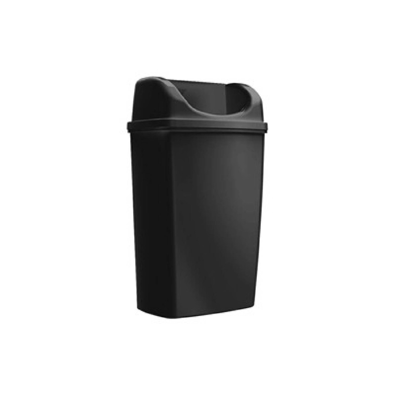 E-shop Nástenný kôš RULOPAK čierny 25L