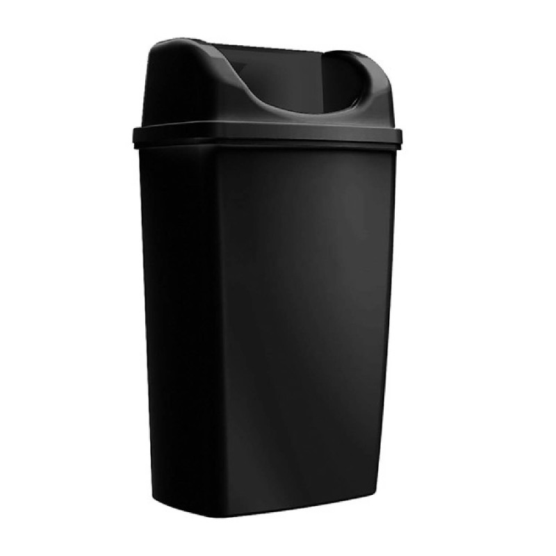 E-shop Nástenný kôš RULOPAK čierny 50L