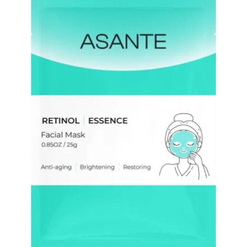 E-shop ASANTE textilná pleťová maska Retinol Essence  - 1 ks